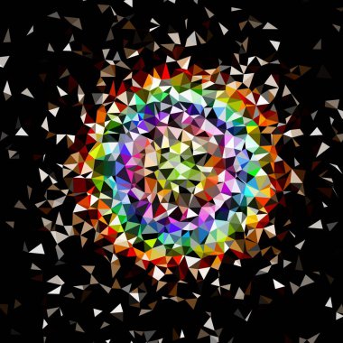 Arka plan çok renkli geometrik poligonal.