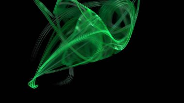 Fantezi kaotik renkli fraktal desen. Soyut Fraktal şekiller. 3D render resimde arka plan veya duvar kağıdı.