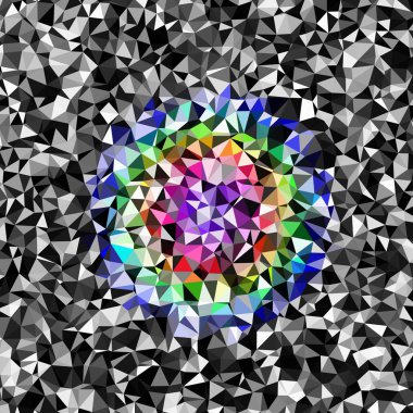 Arka plan çok renkli geometrik poligonal.