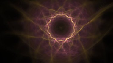 Fantezi kaotik renkli fraktal desen. Soyut Fraktal şekiller. 3D render resimde arka plan veya duvar kağıdı.