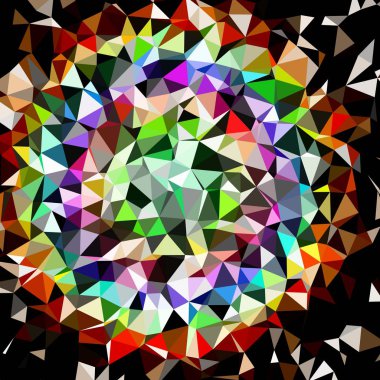 Arka plan çok renkli geometrik poligonal.