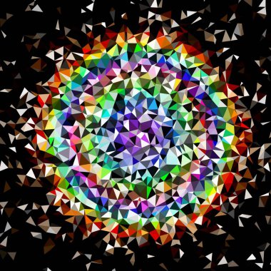 Arka plan çok renkli geometrik poligonal.