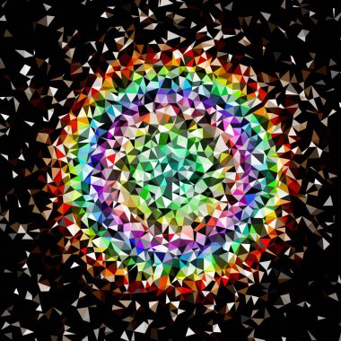 Arka plan çok renkli geometrik poligonal.