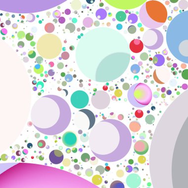 Çok renkli geometrik daire arka plan seamless modeli.