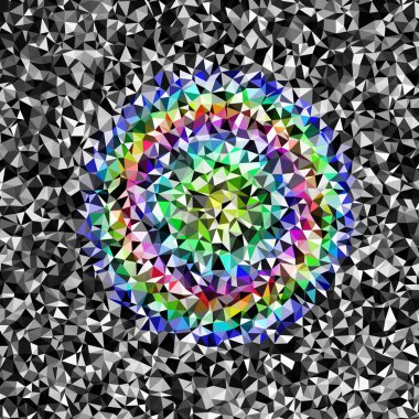Arka plan çok renkli geometrik poligonal.