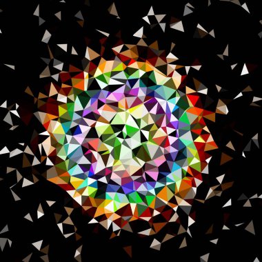 Arka plan çok renkli geometrik poligonal.