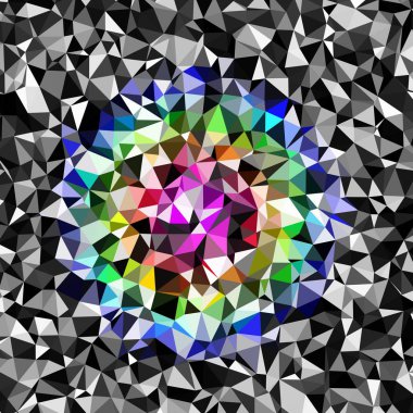 Arka plan çok renkli geometrik poligonal.
