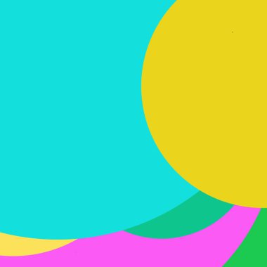 Daire geometrik şaşırtıcı arka plan çok renkli desen.