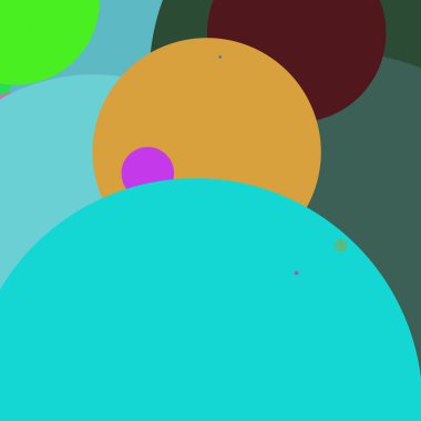 Daire geometrik şaşırtıcı arka plan çok renkli desen.