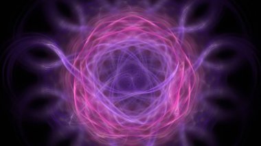 Fantezi kaotik renkli fraktal desen. Soyut Fraktal şekiller. 3D render resimde arka plan veya duvar kağıdı.