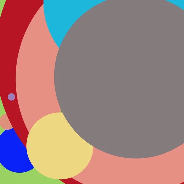 Daire Geometrik Zarif Arka Plan Çok Renkli Desen — Stok fotoğraf