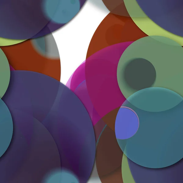 Abstrato Fundo Multicolorido Círculo Geométrico Padrão Sem Costura — Fotografia de Stock