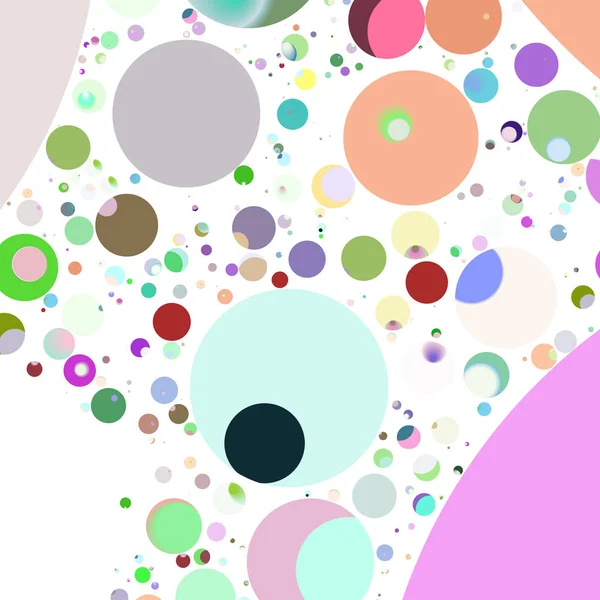 Multicolore Cercle Géométrique Abstrait Fond Motif Sans Couture — Photo
