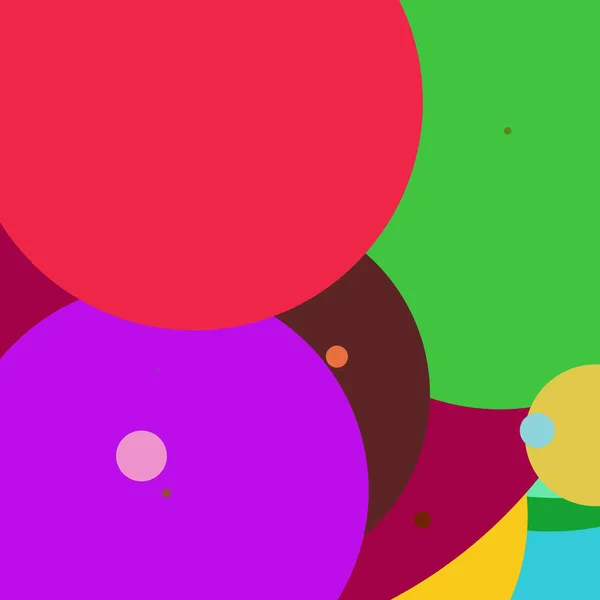 Circolo Geometrico Sorprendente Sfondo Astratto Modello Multicolore — Foto Stock