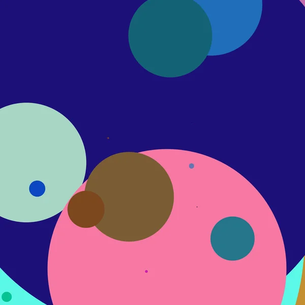 Círculo Geométrico Novo Abstrato Fundo Multicolor Padrão — Fotografia de Stock