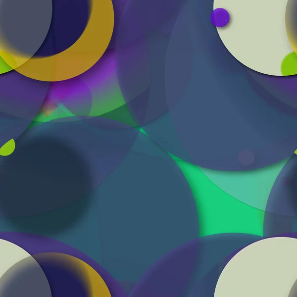 Абстрактний Фон Багатобарвного Кола Геометричний Візерунок Безшовний — стокове фото