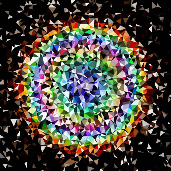 Abstract background multicolored geometric poligonal.