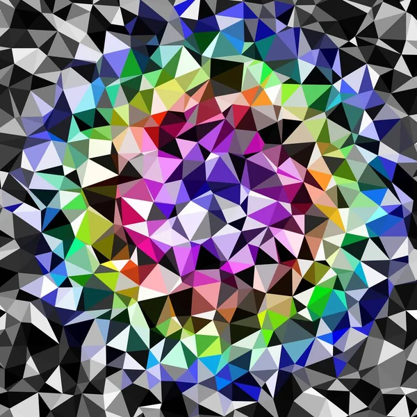 Abstract Background Multicolor Geometric Poligonal — Stock Photo, Image