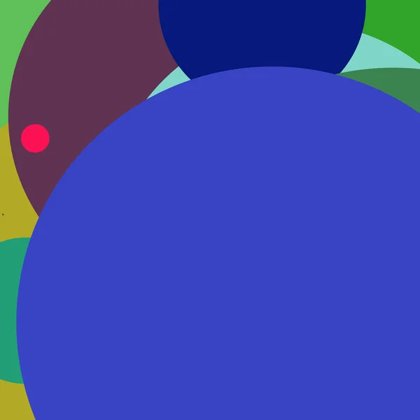 Círculo Geométrico Gran Fondo Abstracto Patrón Multicolor — Foto de Stock
