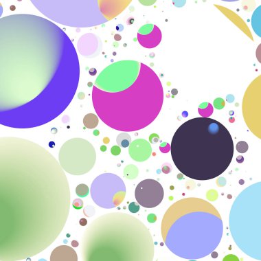 Çok renkli geometrik daire arka plan seamless modeli.