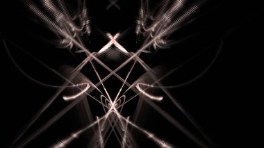 Fantezi kaotik renkli fraktal desen. Soyut Fraktal şekiller. 3D render resimde arka plan veya duvar kağıdı.