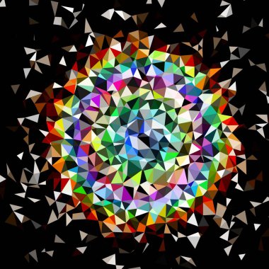 Arka plan çok renkli geometrik poligonal.