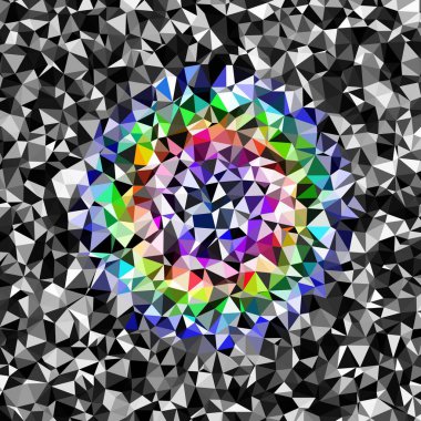 Arka plan çok renkli geometrik poligonal.