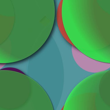 Çok renkli geometrik daire arka plan seamless modeli.