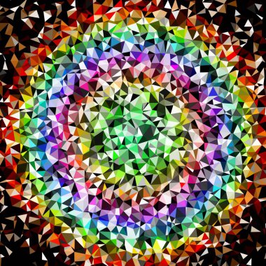Arka plan çok renkli geometrik poligonal.