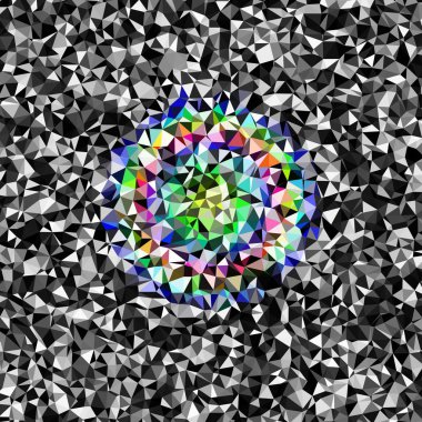 Arka plan çok renkli geometrik poligonal.