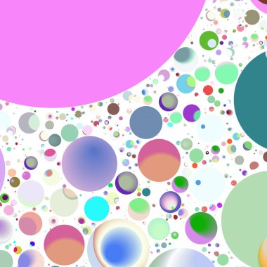 Çok renkli geometrik daire arka plan seamless modeli.