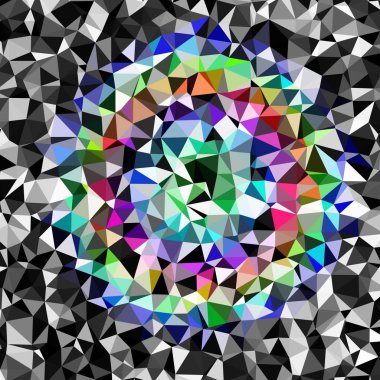 Arka plan çok renkli geometrik poligonal.