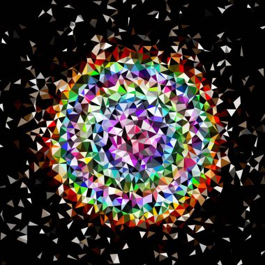 Arka plan çok renkli geometrik poligonal.