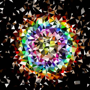 Arka plan çok renkli geometrik poligonal.