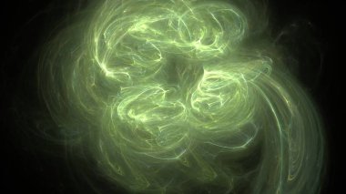 Fantezi kaotik renkli fraktal desen. Soyut Fraktal şekiller. 3D render resimde arka plan veya duvar kağıdı.