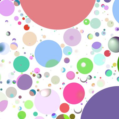 Çok renkli geometrik daire arka plan seamless modeli.