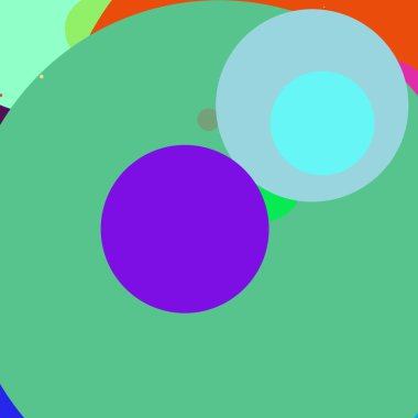 Daire geometrik yeni arka plan çok renkli desen.