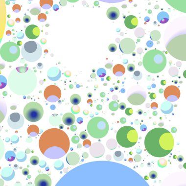 Çok renkli geometrik daire arka plan seamless modeli.