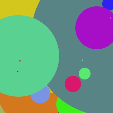 Daire geometrik şaşırtıcı arka plan çok renkli desen.