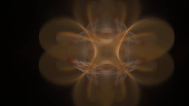 Fantezi kaotik renkli fraktal desen. Soyut Fraktal şekiller. 3D render resimde arka plan veya duvar kağıdı.