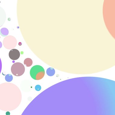 Çok renkli geometrik daire arka plan seamless modeli.