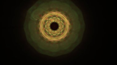 Fantezi kaotik renkli fraktal desen. Soyut Fraktal şekiller. 3D render resimde arka plan veya duvar kağıdı.