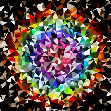 Arka plan çok renkli geometrik poligonal.