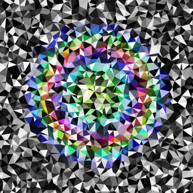 Arka plan çok renkli geometrik poligonal.