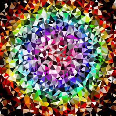 Arka plan çok renkli geometrik poligonal.