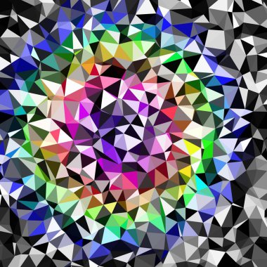 Arka plan çok renkli geometrik poligonal.