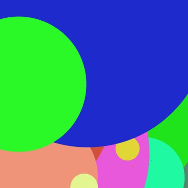 Daire geometrik şaşırtıcı arka plan çok renkli desen.