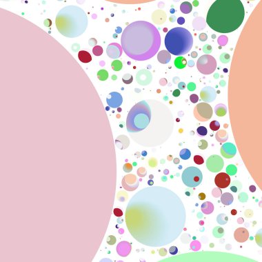 Çok renkli geometrik daire arka plan seamless modeli.