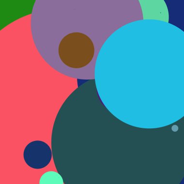 Daire geometrik yeni arka plan çok renkli desen.