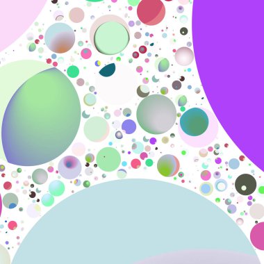 Çok renkli geometrik daire arka plan seamless modeli.